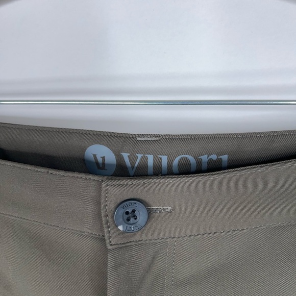 Vuori Cascade Tech Chino Pant Athletic Slim Fit Dark Oregano Green Size 34 - Picture 6 of 11